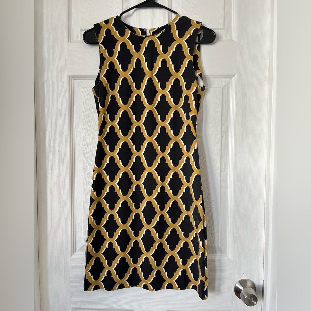 J McLaughlin Lynda Geometric Sleeveless Shift Dress XS